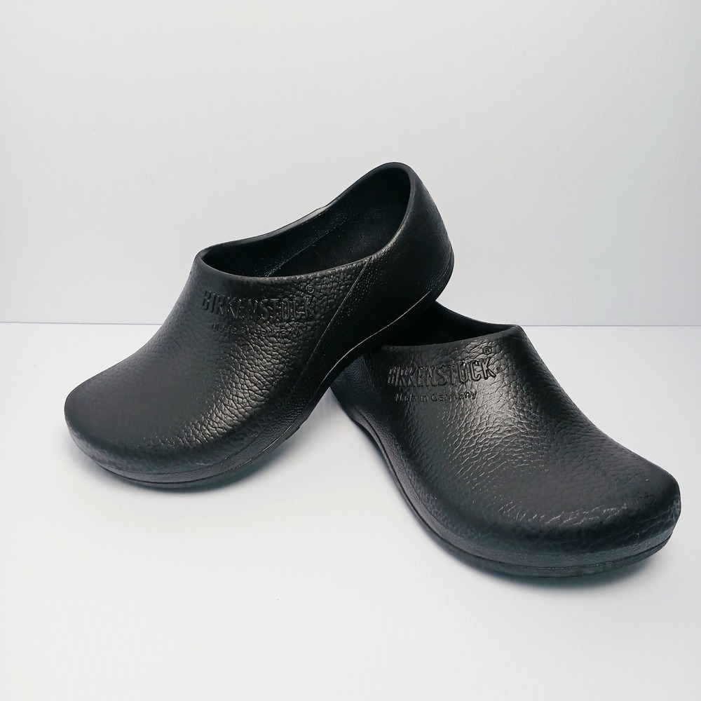 Birkenstock Super Birki Black Clogs Professional Work Shoes Womens 7 Mens 5 38
